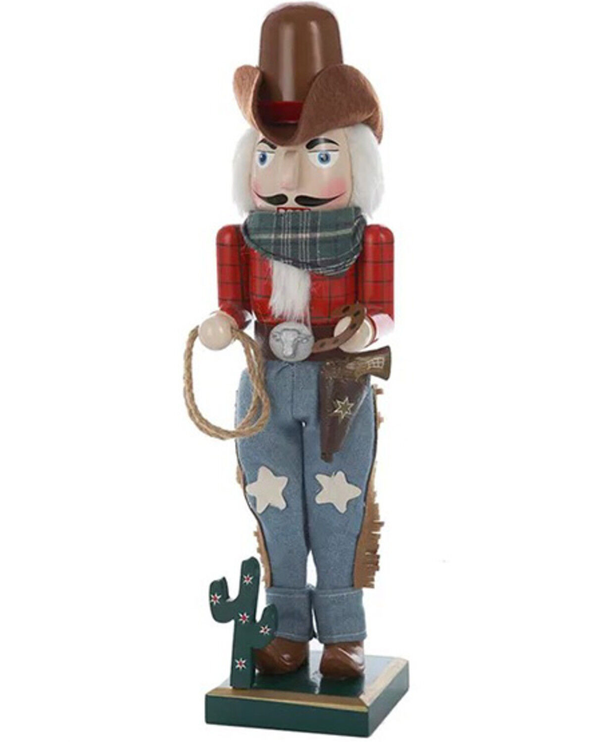 Image #1 - Kurt Adler 15" Cowboy Nutcracker , Multi, hi-res