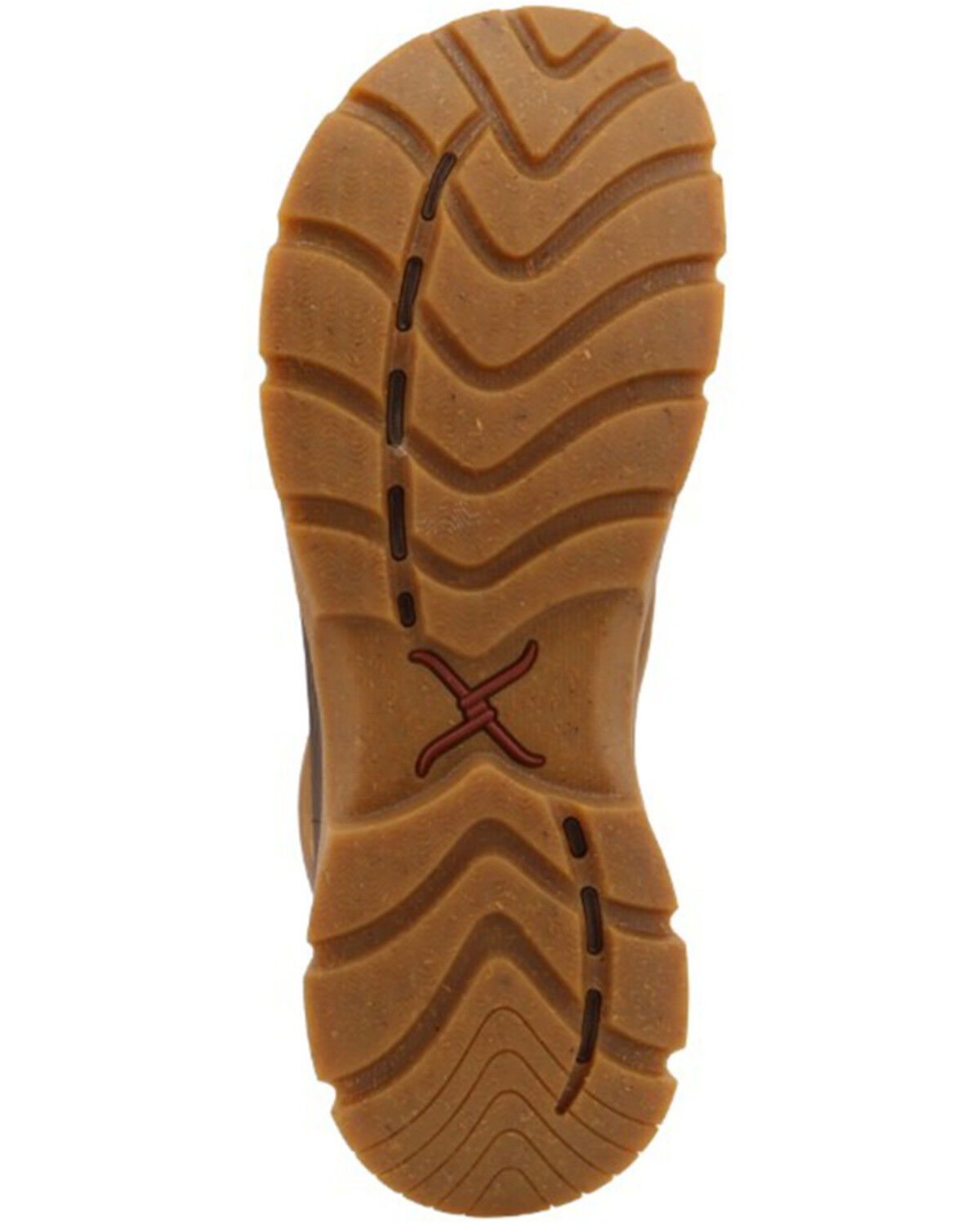 Image #7 - Twisted X Men's Chukka Oblique Toe Shoes - Moc Toe, Brown, hi-res