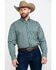 Image #1 - Tuf Cooper Men's Competition Brown Check Plaid Long Sleeve Western Shirt, Brown, hi-res