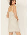 Image #4 - Wonderwest Women's Birch Cowl Neck Beaded Mesh Dress, Cream, hi-res