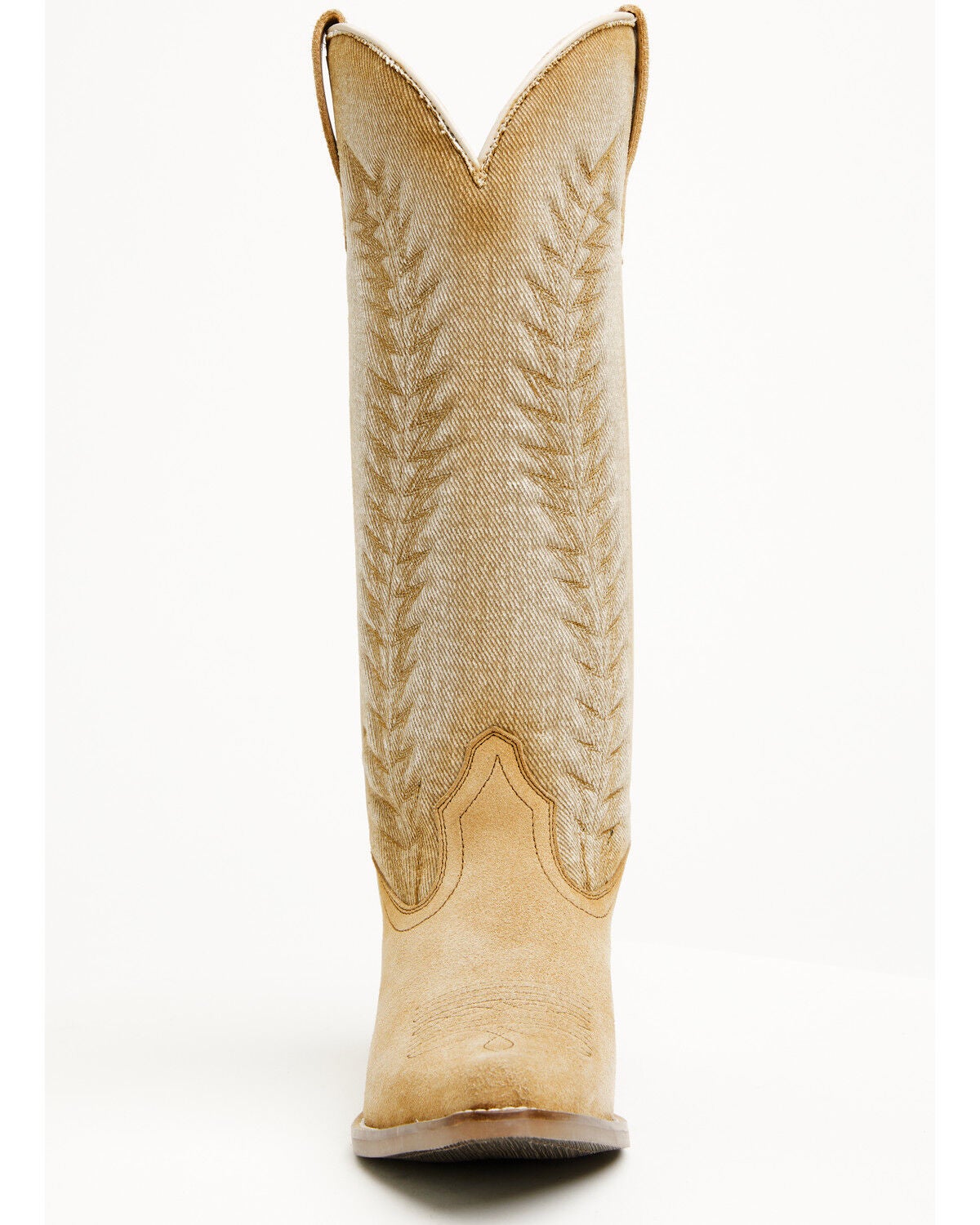 Image #4 - Idyllwind Women's Sawtelle Denim Tall Western Boots - Snip Toe, Tan, hi-res