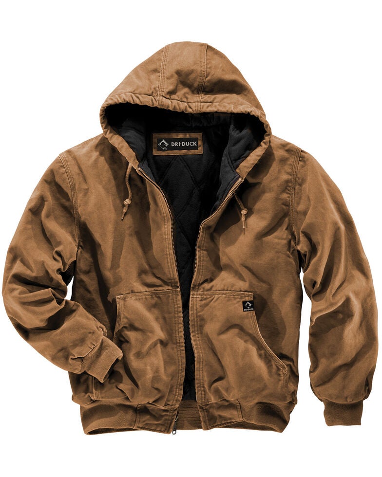 Dri Duck Men's Cheyenne Hooded Work Jacket Big Sizes (3XL 4XL) Sheplers