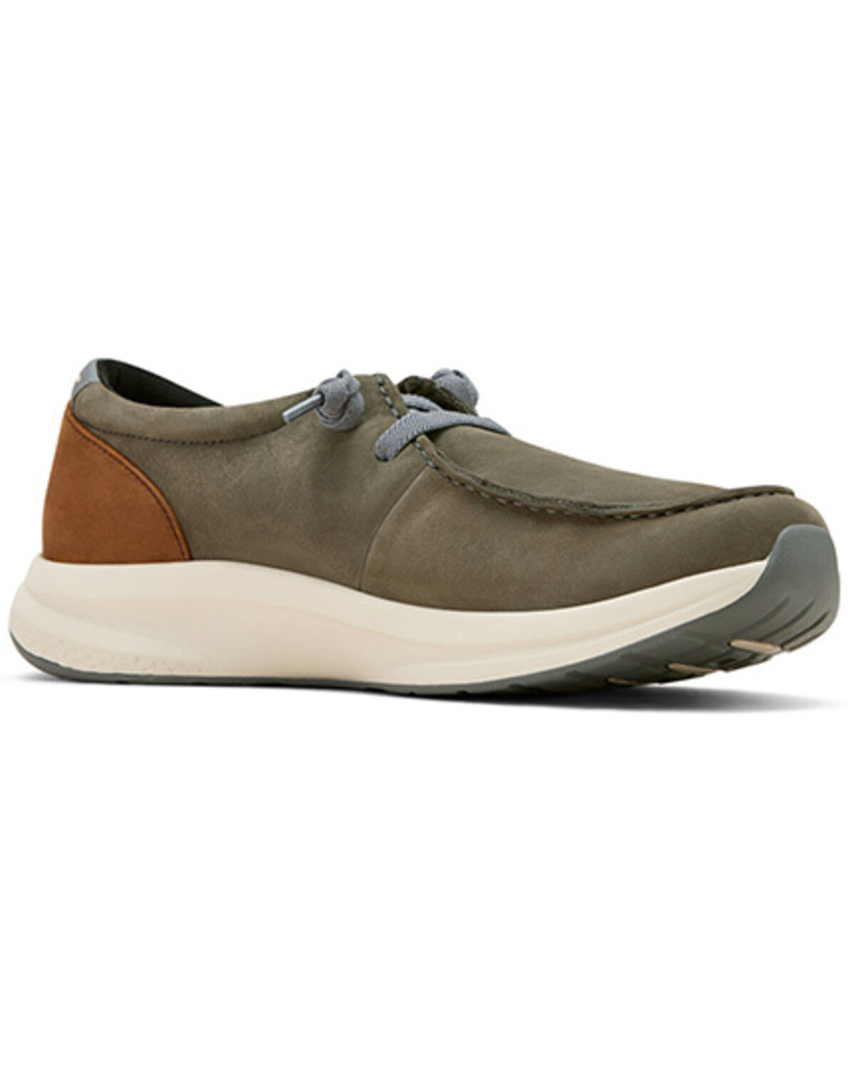 Image #1 - Ariat Men's Buckeye Waterproof Casual Shoes - Moc Toe, Dark Grey, hi-res