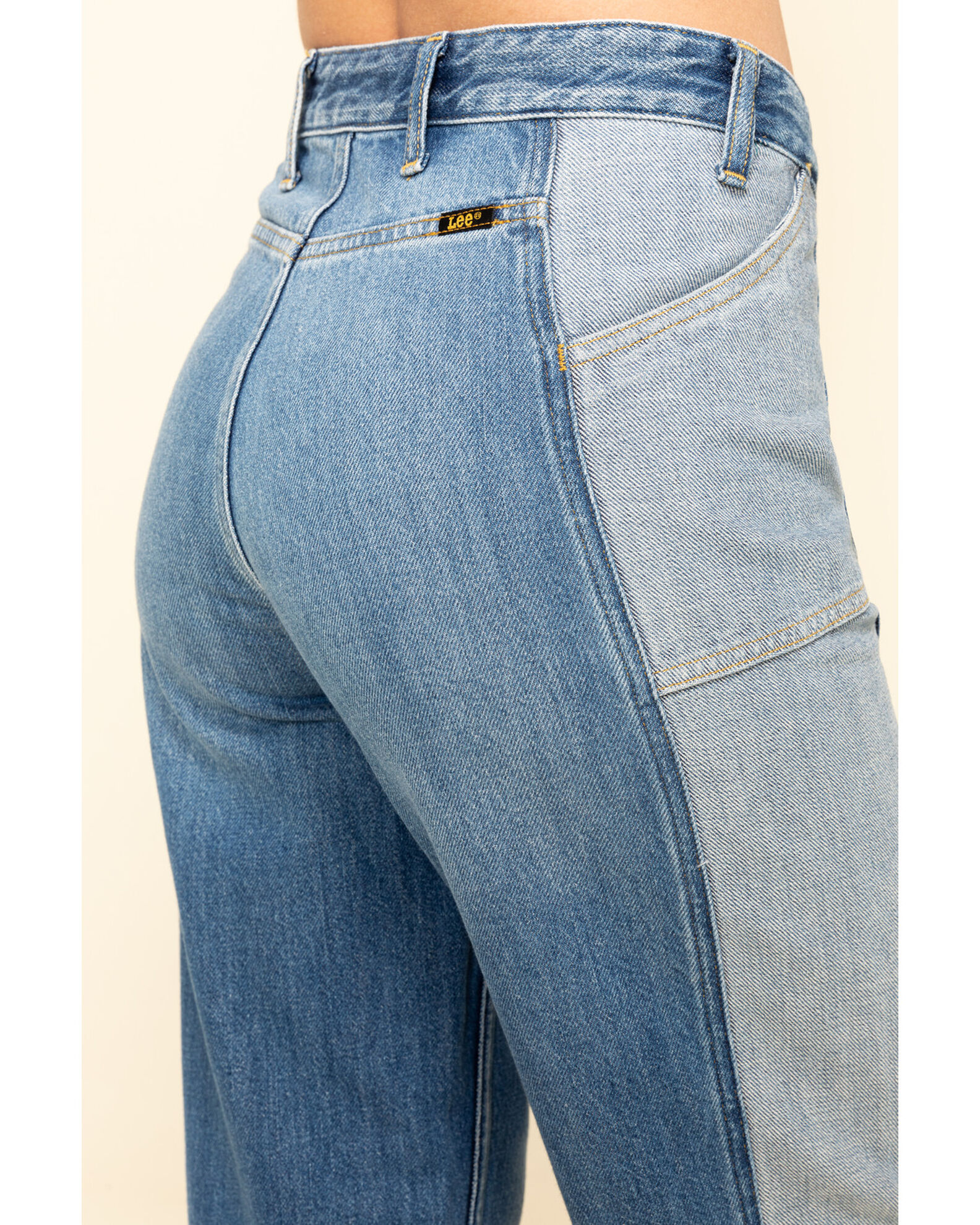 Lee Women s High Rise Seamed Relaxed Stovepipe Jeans Sheplers