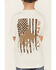 Image #4 - Ariat Boys' Bronco Flag Short Sleeve Graphic T-Shirt, Tan, hi-res