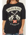 Image #3 - Miller Women's Delta Blue Guitar Short Sleeve Graphic Tee, Black, hi-res