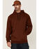 Image #1 - Hawx Men's Primo Logo Graphic Fleece Hooded Work Sweatshirt, Wine, hi-res
