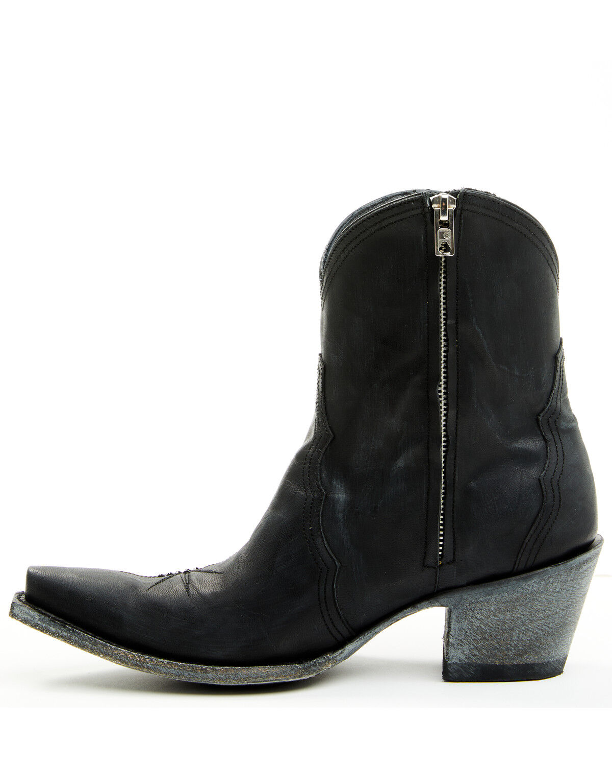 Image #3 - Old Gringo Women's Amun Short Booties - Snip Toe, Black, hi-res