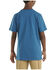 Image #2 - Carhartt Boys' Short Sleeve Pocket T-Shirt, Light Wash, hi-res
