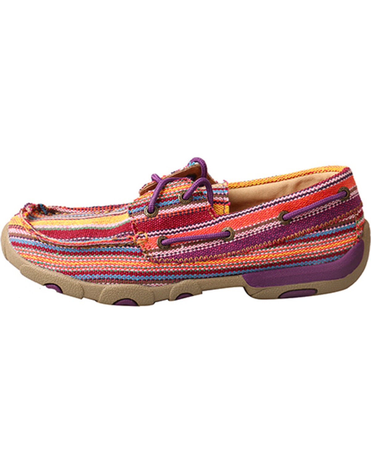 Twisted X Women's Purple Multi-Striped