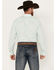 Ariat Men's Solid Slub Classic Fit Long Sleeve Button-Down Western Shirt, Mint, hi-res