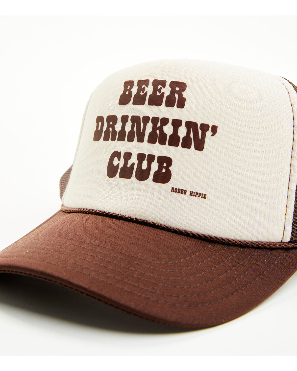 Image #2 - Rodeo Hippie Women's Beer Drinkin' Club Ball Cap, Brown, hi-res