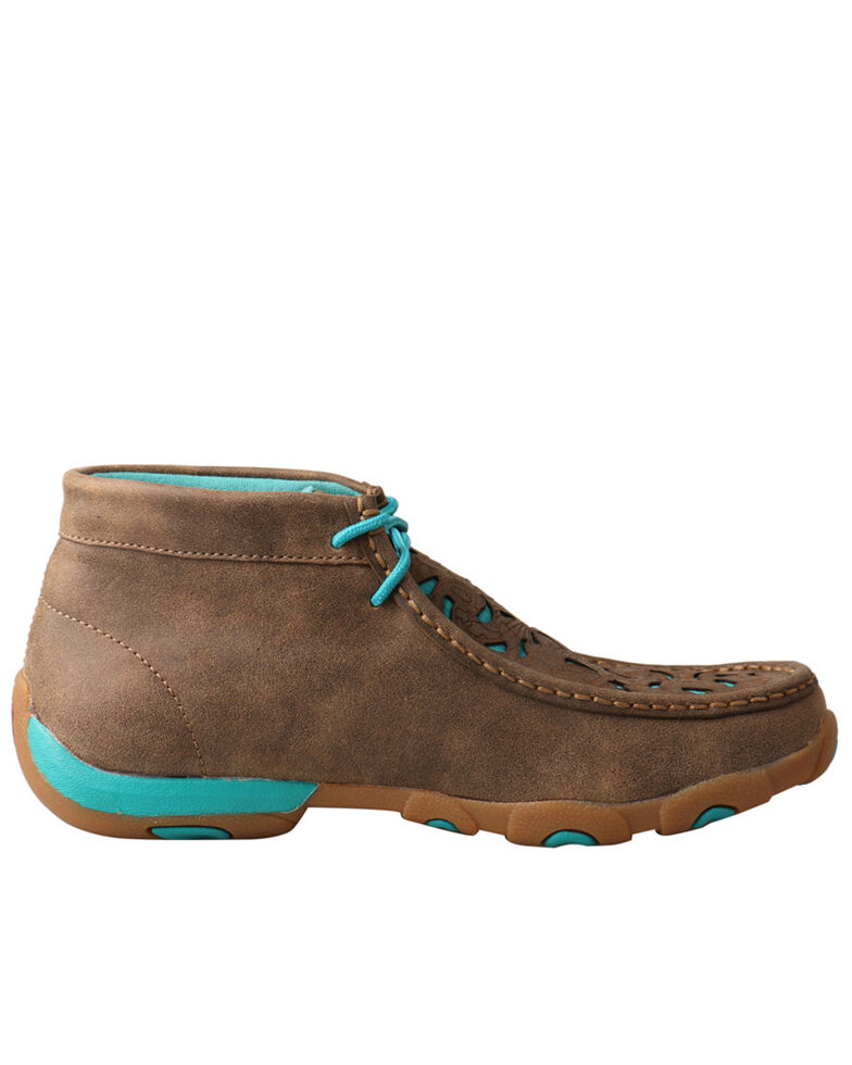 twisted x women's tooled chukka driving mocs