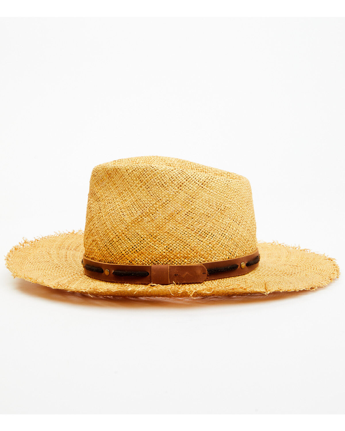 Image #3 - Shyanne Women's Grommet Sisal Fedora, Tan, hi-res