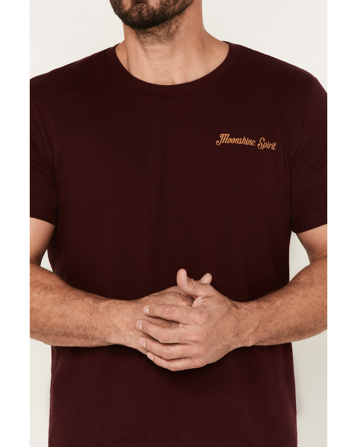 Image #3 - Moonshine Spirit Men's Oak Barrel Graphic Short Sleeve T-Shirt, Rust Copper, hi-res