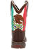 Image #5 - Durango Toddler Boys' Lil' Rebel Mexican Flag Western Boots - Broad Square Toe , Brown, hi-res