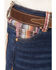 Image #2 - Ranch Dress'n Girls' Serape Pocket Stretch Regular Bootcut Jeans, Blue, hi-res