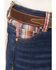 Image #2 - Ranch Dress'n Girls' Serape Pocket Stretch Regular Bootcut Jeans , Blue, hi-res