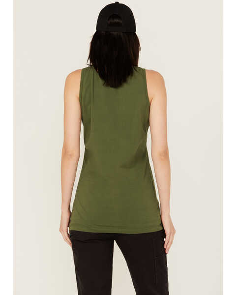 Image #4 - Dovetail Workwear Women's Solid Tank , Green, hi-res