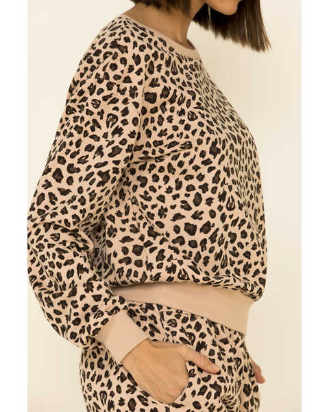 Velvet Heart Women's Multi Leopard Print Sweatshirt , Multi, hi-res
