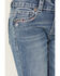 Shyanne Youth Girls' Americana Stars Pocket Bootcut Jeans, Blue, hi-res