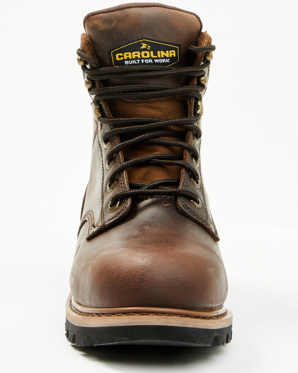 Image #4 - Carolina Men's Boot Barn Exclusive 6" Waterproof Work Boots - Steel Toe, Brown, hi-res