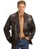 Kobler Hand Tooled Leather Blazer, Black, hi-res