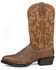 Dan Post Men's Armen Western Performance Boots - Medium Toe, Cognac, hi-res