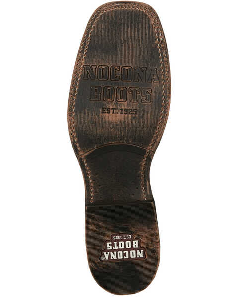 Image #7 - Nocona Men's Mescalero Snake Print Western Boots - Broad Square Toe, Cognac, hi-res