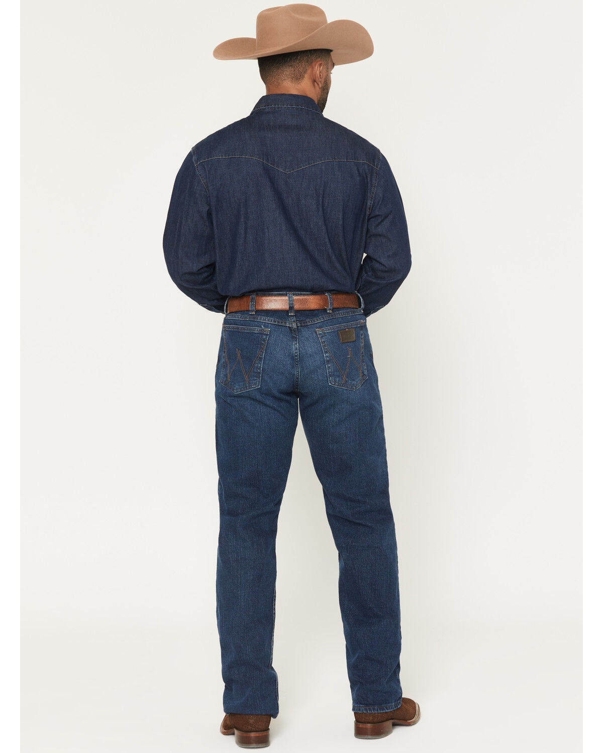 Image #3 - Wrangler X Cody Johnson Men's 02MWX Moonlight Dark Wash Bootcut Stretch Denim Jeans - Tall, Dark Wash, hi-res
