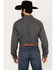 Cinch Men's Geo Print Long Sleeve Button-Down Western Shirt - Big, Dark Blue, hi-res