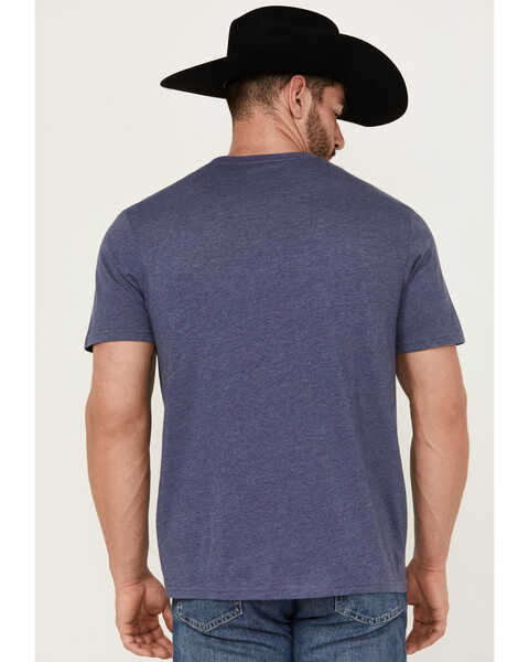 Image #4 - Wrangler Men's Retro Logo Short Sleeve Graphic Print T-Shirt , Blue, hi-res