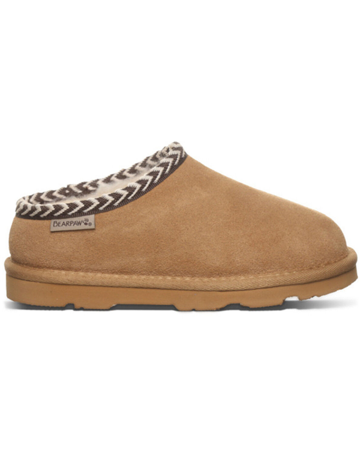 Image #2 - Bearpaw Girls' Tabitha Slippers, Chestnut, hi-res