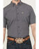 Image #3 - Ariat Men's Pro Series Caspian Plaid Print Short Sleeve Button-Down Western Shirt - Big, Navy, hi-res
