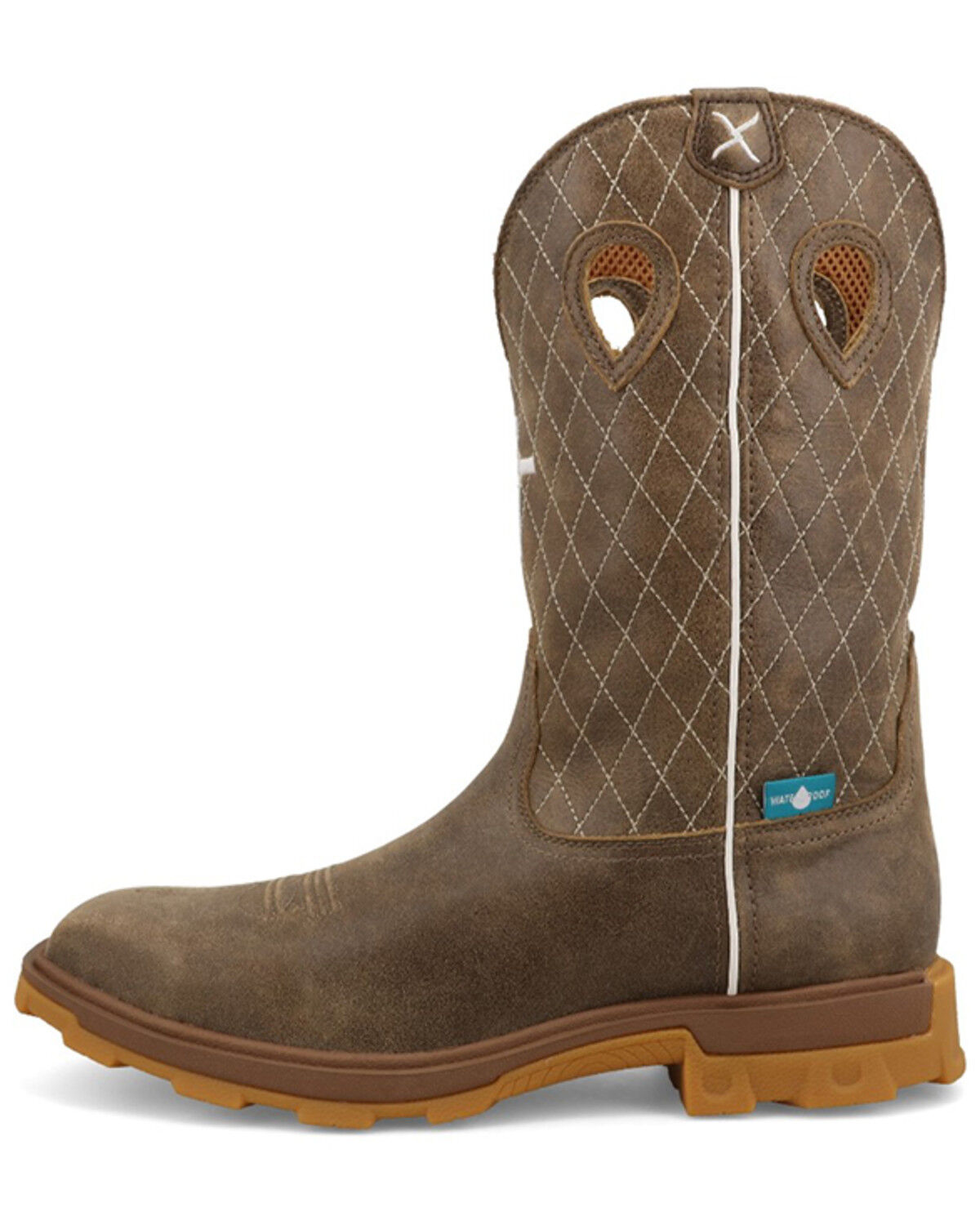 Image #3 - Twisted X Men's Ultralite Work Boots - Composite Toe, Brown, hi-res