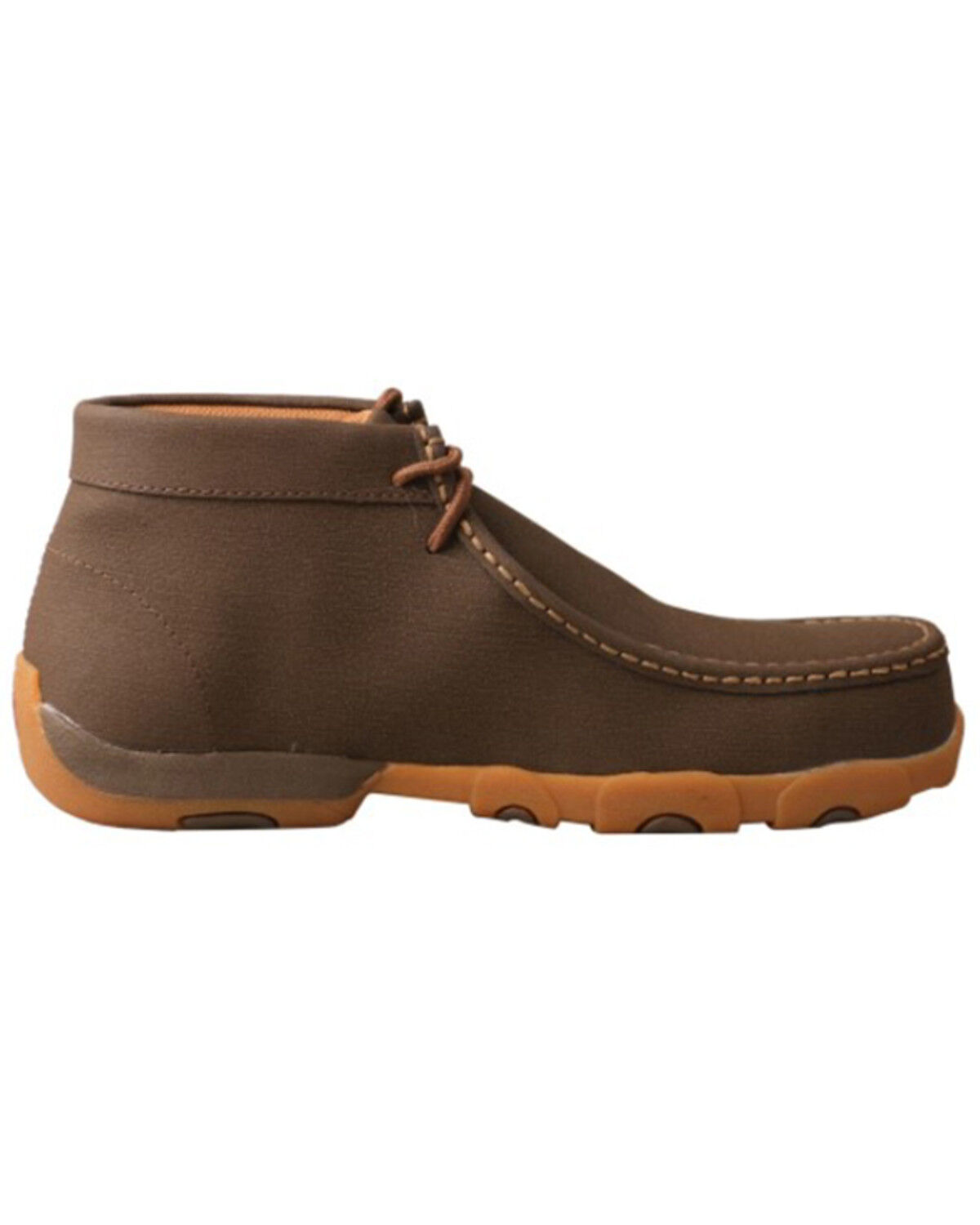 Image #2 - Twisted X Men's Waterproof Work Chukka Driving Moc - Nano Composite Toe, Chocolate, hi-res