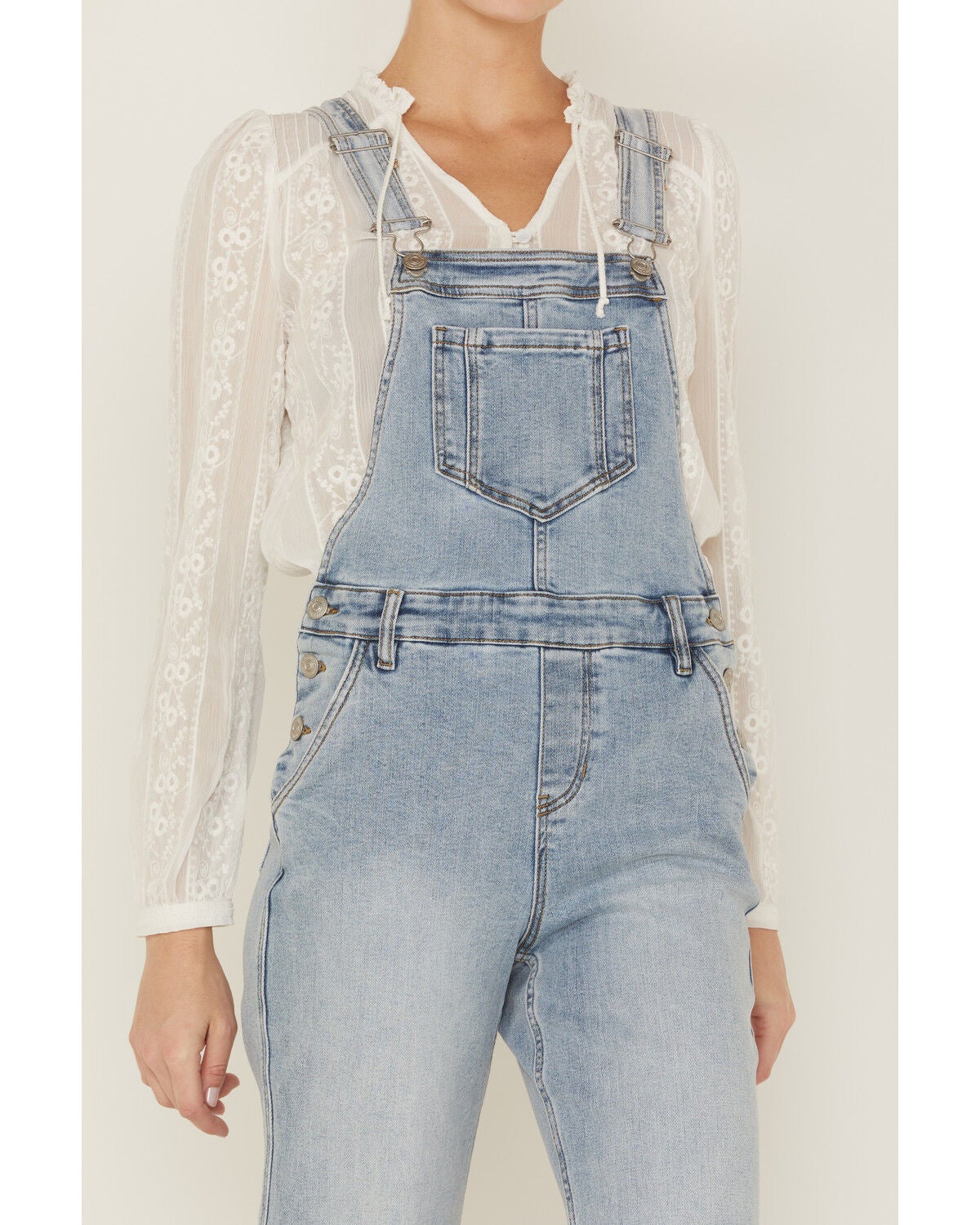 Wolf Women's Relaxed Release Hem Denim 