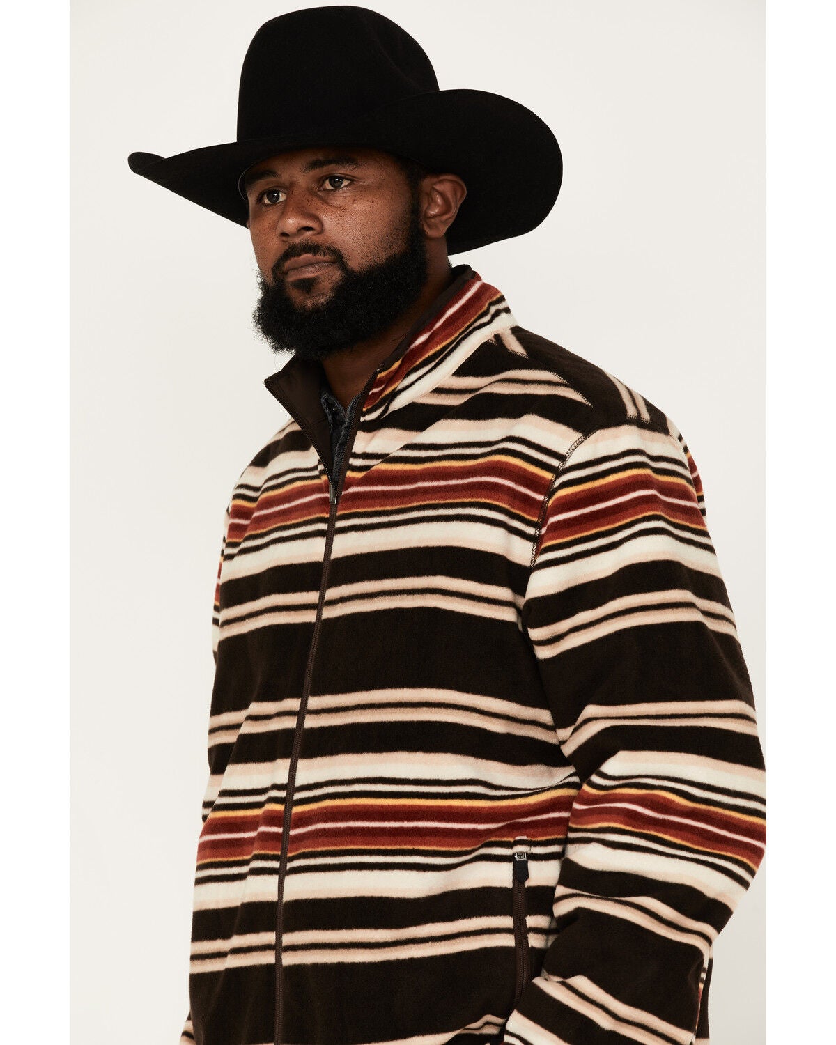 Image #2 - RANK 45&reg; Men's Morgan Reversible Softshell Jacket, Brown, hi-res