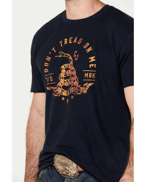 Image #3 - Cody James Men's Tread Snake Short Sleeve Graphic T-Shirt, Navy, hi-res