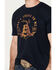 Cody James Men's Tread Snake Short Sleeve Graphic T-Shirt, Navy, hi-res