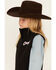 Image #2 - Cowgirl Hardware Girls' Sassy Cowgirls Vest, Black, hi-res