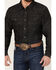 Image #3 - Kimes Ranch Men's Grimes Wash Denim Long Sleeve Pearl Snap Western Shirt, Black, hi-res