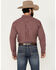 Image #4 - Ariat Men's Pro Series Tyson Checkered Print Long Sleeve Button-Down Western Shirt, Red, hi-res