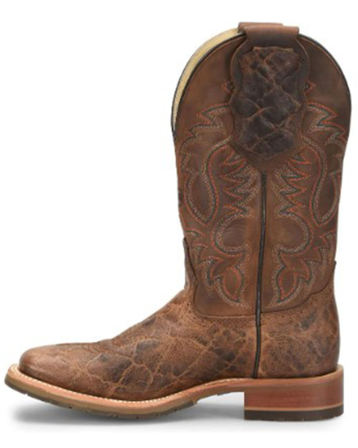 Image #3 - Double H Men's Bregman Western Boots - Broad Square Toe, Brown, hi-res
