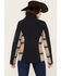 Image #4 - Cinch Women's Side Striped Concealed Carry Softshell Jacket, Navy, hi-res