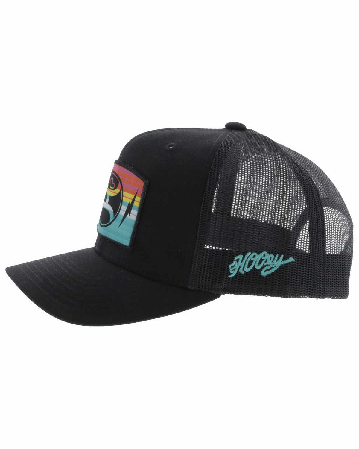 Image #5 - Hooey Men's San Lucas Trucker Cap, Black, hi-res