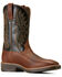 Ariat Men's Ridgeback Western Performance Boots - Broad Square Toe, Brown, hi-res