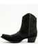 Image #3 - Circle G Women's Embroidered Booties - Snip Toe, Black, hi-res