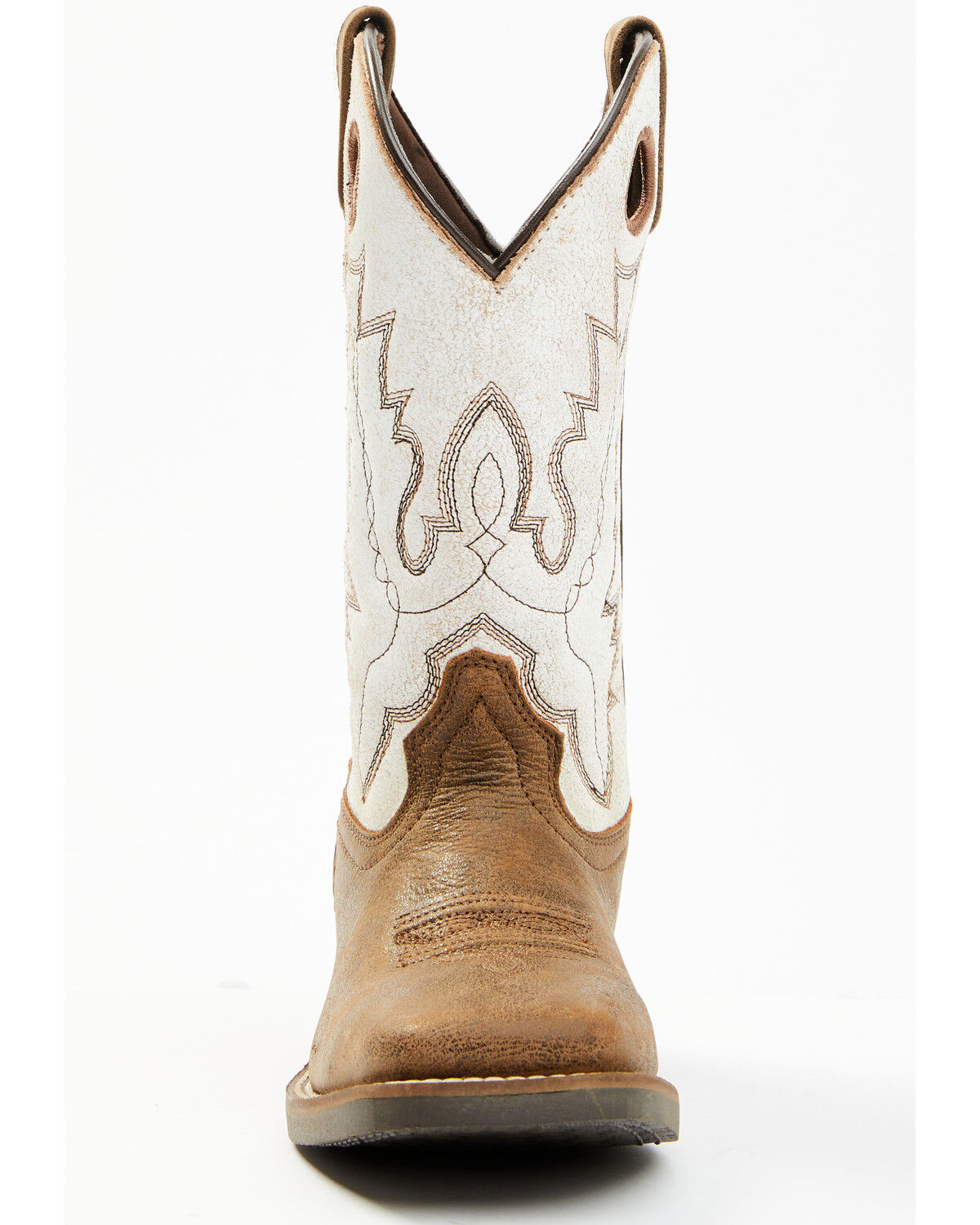 Image #4 - Cody James Boys' Luke Western Boots - Broad Square Toe, Brown, hi-res