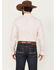 Image #4 - Cody James Men's Performance Twill Solid Long Sleeve Button-Down Stretch Western Shirt, Pink, hi-res